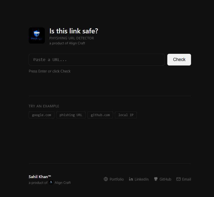 PhishGuard — URL Safety Checker